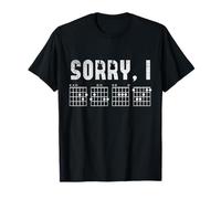 Sorry I DGAF Guitar Player Guitar Chord Music Guitarist Camiseta