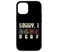 Sorry I DGAF Guitar Players Guitar Lover Bass Player Chords Carcasa para iPhone 12/12 Pro
