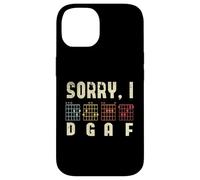 Sorry I DGAF Guitar Players Guitar Lover Bass Player Chords Carcasa para iPhone 14