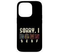 Sorry I DGAF Guitar Players Guitar Lover Bass Player Chords Carcasa para iPhone 14 Pro