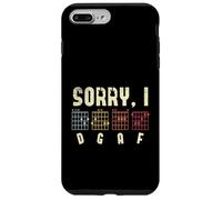 Sorry I DGAF Guitar Players Guitar Lover Bass Player Chords Carcasa para iPhone 7 Plus/8 Plus
