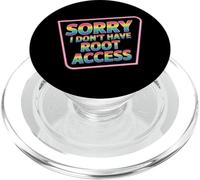 Sorry I Don't Have Root Access Desarrollador Programador - PopSockets PopGrip para MagSafe