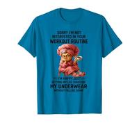 Sorry I’m not interested in your workout routine Grumpy Lady Camiseta