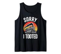 Sorry I Tooted Train Shirt Hombres Adultos Niños Niños Niño Niño Camiseta sin Mangas