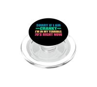 Sorry If I Am Cranky I'm In My Terrible 70's Right Now PopSockets PopGrip para MagSafe