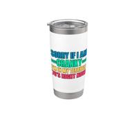 Sorry If I Am Cranky I'm In My Terrible 70's Right Now Vaso térmico de acero inoxidable de doble pared