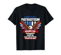 Sorry If My Patriotism Ofends You American Eagle USA Cita Camiseta