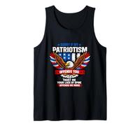 Sorry If My Patriotism Ofends You American Eagle USA Cita Camiseta sin Mangas