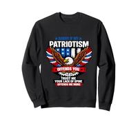 Sorry If My Patriotism Ofends You American Eagle USA Cita Sudadera