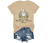 Sorry Im Late His Timing Not Mine Camisa Im Sorry, caqui, XL