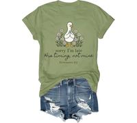 Sorry I'm Late His Timing Not Mine - Camiseta de manga corta Eclesiastés 3:1, verde, XXL