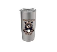 Sorry I'm Late I Didn't Want To Come Vaso térmico de acero inoxidable de doble pared