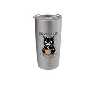 Sorry I'm Late I Didn't Want To Come Vaso térmico de acero inoxidable de doble pared