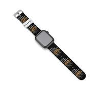 Sorry I'm Late I Saw - Correa de reloj compatible con Apple Watch, correas de silicona de repuesto, 38mm/40mm, Silicona, Sin piedra preciosa
