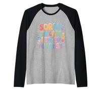 Sorry I'm Late I Tried My Best Relatable Time Joke - Camiseta Manga Raglan