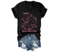 Sorry Im Late I was Dilly Dallying - Camiseta divertida unisex de cordero y oveja Dilly Dally, Negro, XL