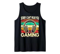 Sorry I'm Volt Headset Retro Gamer Camiseta sin Mangas