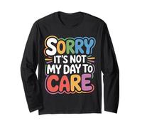 Sorry It's Not My Day To Care - Manga Larga