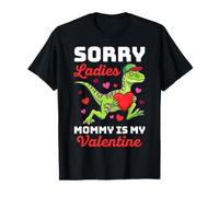 Sorry Mommy is My Valentine Velociraptor Dinosaurio Divertido Camiseta