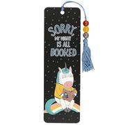 Sorry, My Night Is All Booked Beaded Bookmark
