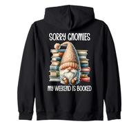 Sorry My Weekend is All Booked Bookish Gnome Reading a Book Sudadera con Capucha