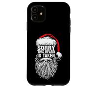 Sorry This Beard Is Taken Cool Christmas Santa Claus Graphic Carcasa para iPhone 11