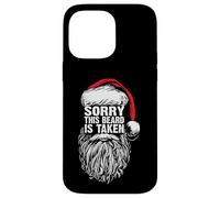 Sorry This Beard Is Taken Cool Christmas Santa Claus Graphic Carcasa para iPhone 14 Pro MAX