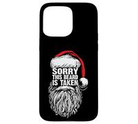 Sorry This Beard Is Taken Cool Christmas Santa Claus Graphic Carcasa para iPhone 15 Pro MAX