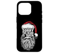 Sorry This Beard Is Taken Cool Christmas Santa Claus Graphic Carcasa para iPhone 16 Pro