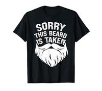 Sorry This Beard is Taken Divertido Día de San Valentín Romántico Camiseta