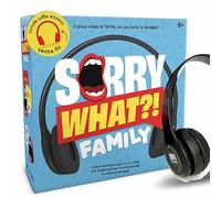 Sorry What Family - Divertidos juegos de sociedad para adultos basados en la lectura de labios malo - Juego de mesa inspirado en el desafío The Headphone Challenge de Tiktok - Edición familiar - A