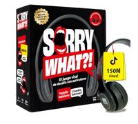 Sorry What Game - Juego De Mesa Adulto Sin Censura Basado En La Lectura De Labios - Inspirado En La Tendencia De Tiktok The Headphone Challenge - 2 Jugadores, 40 000 Frases, A Partir De 17 Años