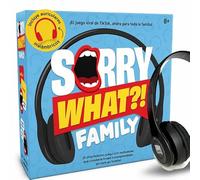 Sorry What - Juegos De Mesa Familiares - Juegos De Fiesta Para Adultos Basados En La Lectura De Labios - Inspirados En La Tendencia De Tiktok The Headphone Challenge - Age 8+ (Edición Familiar)