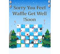Sorry You Feel Waffle Get Well Soon!: Sudoku puzzle book for adults Includes full solutions to keep your brain healthy .8.5 x 11 inches