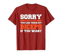 Sorry You Had A Bad Day You Can Touch My Biceps If You Want Camiseta, Hombre, Arándano, M