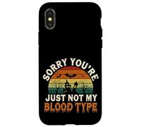 Sorry You're Just Not My Blood Type Halloween Nurse |-- Carcasa para iPhone X/XS