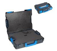 Sortimo L-BOXX 102 G4 - Caja de herramientas resistente con espuma de cuadrícula - Adaptación individual para dispositivos sensibles - Resistente a golpes y salpicaduras - Sistema de clic para