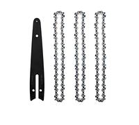 SORTZ Cadena de Motosierra eléctrica de guía de Cadena de 1/4 ''P 4/6 Pulgadas for Piezas de Motosierra Mini inalámbrica de 4/6 Pulgadas for Accesorios de tala y poda (Color : 6 Inch Set A, Size : A