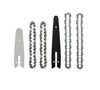 SORTZ Combo de Cadena de guía de 4/5/6 Pulgadas, Accesorio de Motosierra Universal portátil for Piezas de Herramientas de poda de árboles (Color : A, Size : 4and6inch Set B)