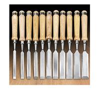 SORTZ Juego de 12 Uds de Herramientas de cincel for tallar Madera, cincel de Punta, Pala Plana, gubias de cincel, cincel Tallado a Mano for carpintería, Cuchillo for Grabar