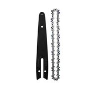 SORTZ Juego de Cadena y Placa guía de 4/6 Pulgadas, Mini Motosierra de Repuesto, Cadena de Sierra eléctrica inalámbrica, Corte de Ramas de Madera, Cadenas afiladas (Color : 6-Inch Set A, Size : A)