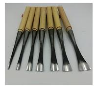 SORTZ Middle Circle Woodwork Carving Knife Dig a Hole Spoon Knife Chisel 0.3-3cm Hand Wood Carving Knives
