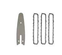 SORTZ Motosierra eléctrica de 4 Pulgadas/6 Pulgadas, Mini Cadenas de Motosierra de Acero, motosierras eléctricas, Herramientas eléctricas de jardín, Accesorios, reemplazo de Cadenas (Color : /, Size