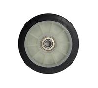SOS - Accesorio de rueda delantera para secadora 2969900200, 2987300200 ALTUS, BEKO, COLDIS, CONTINENTAL EDISON, ESSENTIEL B, FAR, GRUNDIG, LISTO, OCE