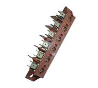 SOS - Bloque de terminales de conexión de 6 hilos para horno, estufa - 71X2835 BRANDT, DE DIETRICH, SAUTER, THOMSON, VEDETTE, THERMOR, BLOMBERG, FAGOR, AS