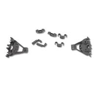 SOS - Cojinetes de fijación cesta inferior para lavavajillas 00428344, 00418499 BALAY, BOSCH, CONSTRUCTA, GAGGENAU, NEFF, SIEMENS, VIVA