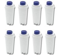 SOS - Juego de 8 filtros de agua para Delonghi DLSC002, certificado TÜV para DLSC002, SER3017 y 5513292811 ECAM, ESAM, ETAM