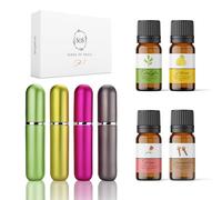 SOS Kit de entrenamiento olfativo 1 con inhaladores nasales - Entrena tu olfato y recuperación olfativa tras la pérdida del olfato - 100% aceites esenciales: eucalipto, rosa, limón y clavo