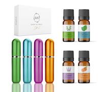SOS Kit de entrenamiento olfativo 2 con inhaladores nasales - Entrena tu olfato y recuperación tras pérdida del olfato - Aceites esenciales 100%: Lavanda, Menta, Mandarina y Tomillo