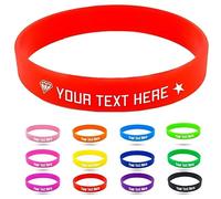 SOS Personalizada Silicona Pulsera Identificativa para Niños,1-500 Granel Personalizadas Grabar Nombre y Número de Teléfono Correa Niños Antiperdida Bandas